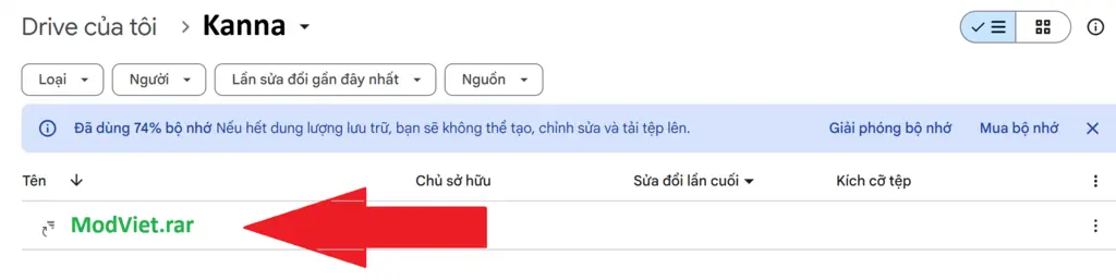 File trong thư mục