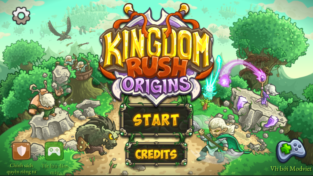 Kingdom Rush Origins TD Android việt hóa